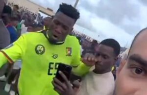 Andre Onana envolvido em confronto físico após derrota de Camarões