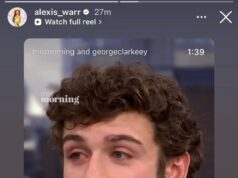 Alexis Warr do Strictly apoia a co-estrela antes da reunião surpresa após o retorno da América