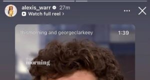 Alexis Warr do Strictly apoia a co-estrela antes da reunião surpresa após o retorno da América