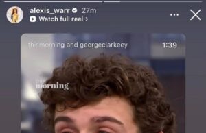 Alexis Warr do Strictly apoia a co-estrela antes da reunião surpresa após o retorno da América