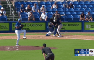 Velocity, Whiffs colocando o jornaleiro Connor Seabold no combine bullpen do Blue Jays
