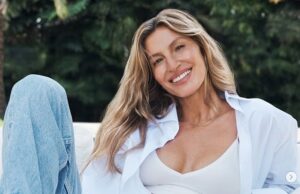 Gisele Bündchen, 45, mostra seu abdômen em um sutiã… um ano após o nascimento de seu terceiro filho