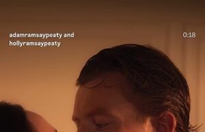 Holly Ramsay faz uma exibição apaixonada com o marido Adam Peaty enquanto eles se unem para uma campanha de fragrance inspirada em encontros noturnos