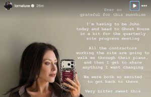 Lorna Luxe revela que está voltando para a casa de £ 2,5 milhões que dividiu com o falecido marido John Andrews pela primeira vez desde sua morte por câncer