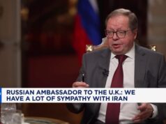 A ‘desventura’ dos EUA no Irã não tem uma estratégia de saída clara, diz o embaixador da Rússia no Reino Unido