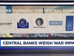 Os bancos centrais da Europa já não estão num “bom lugar”, já que a guerra no Irão altera as previsões