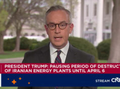 Trump estende pausa no ataque às instalações de energia do Irã até 6 de abril