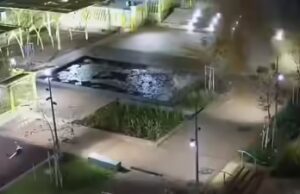 Vídeo: Israel compartilha vídeo alegando que bomba coletiva de míssil iraniano caiu dentro de escola vazia