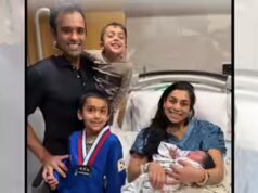 ‘Família hindu indiana estrangeira ilegal’: briga após Vivek Ramaswamy apresentar o recém-nascido Savithri