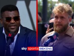 Paul mira Ngannou em seguida: ‘Vou nocauteá-lo como Joshua fez!’