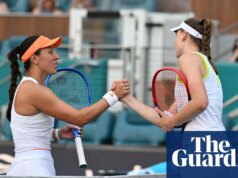 Jessica Pegula saiu frustrada enquanto Elena Rybakina rugia de volta para chegar às quartas de remaining de Miami