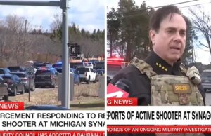 Polícia responde a relatos de atirador ativo na sinagoga da área de Detroit