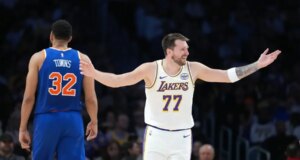Luka Doncic, do Lakers, multado em US$ 50 mil por gesto em relação aos árbitros