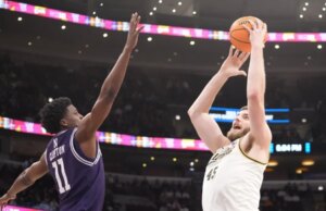 Nº 18 Purdue cruza para vitória wire-to-wire contra Northwestern