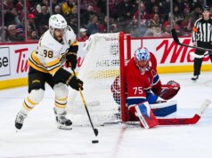 Bruins buscam terminar no regulamento contra Jets que oscilam nos playoffs