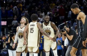 Quase travados no play-in, Warriors tentam melhorar a classificação contra Wizards