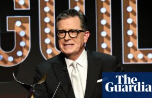 Stephen Colbert escreverá novo filme do Senhor dos Anéis após o fim do Late Present