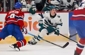 Encore dominado por Macklin Celebrini: par bout, ça allait vite pour le Canadien