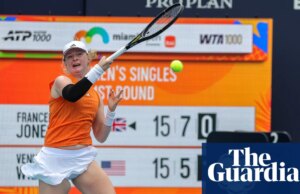 Francesca Jones derrotou Venus Williams em Miami e avançou no WTA 1000