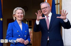 Austrália e UE chegam a acordo comercial abrangente face à incerteza international