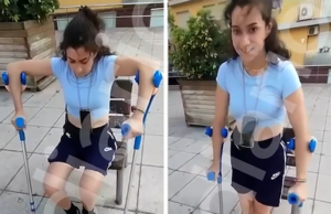 Noelia Castillo Ramos incentivada pelo pai a caminhar em um vídeo comovente antes da morte