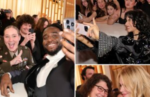 Celebridades que disseram sim às selfies no tapete vermelho do Oscar de 2026
