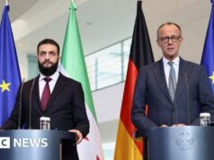 A maioria dos refugiados sírios na Alemanha espera voltar para casa em três anos, diz Merz