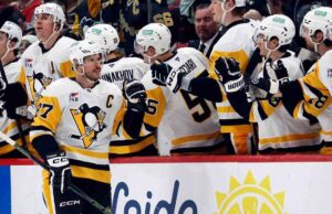 Crosby marca em troca, pelos Penguins caem para Hurricanes no OT