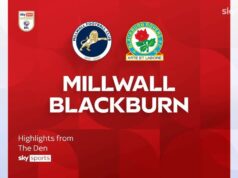 Millwall 1-2 Blackburn