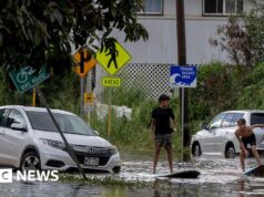 Tempestades no Havaí causaram danos de US$ 1 bilhão, diz governador