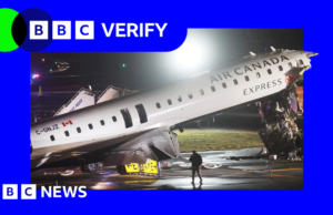 O que aconteceu segundos antes da queda do avião da Air Canada em LaGuardia