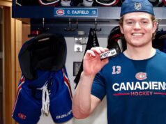 «On a une saison à terminer»: as séries avant le chiffre magice de 50 buts para Cole Caufield