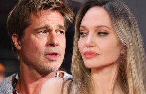 Brad Pitt lutando para interrogar o oligarca russo na guerra vinícola com Angelina Jolie