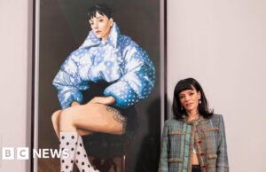 O retrato de Lily Allen no West Finish Woman será exibido na Nationwide Portrait Gallery