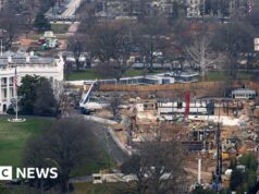 Juiz suspende temporariamente construção do salão de baile de Trump na Casa Branca