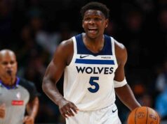 Edwards, do Timberwolves, afastado por pelo menos uma semana com inflamação no joelho direito