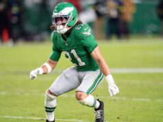 Relatório: Falcons pousando o segurança canadense Sydney Brown dos Eagles