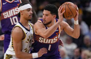 NBA Roundup: Booker e Inexperienced combinam 79 pontos como os melhores Pacers do Suns