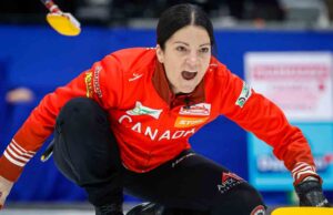 Kerri Einarson, do Canadá, vence Dupont, da Dinamarca, no curling mundial feminino