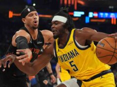 NBA Roundup: Hart lidera Knicks sobre Pacers na quarta vitória consecutiva