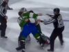 Un gardien espiro du Canadien livre un furieux fight