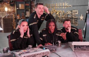 Joel Dommett apareceu para filmar Celeb Sabotage um dia depois de acordar em uma ambulância durante a Maratona de Londres