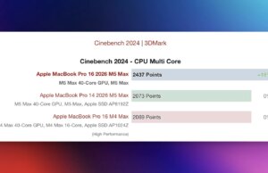 Testes mostram que o MacBook Professional de 14 polegadas retém o chip M5 Max