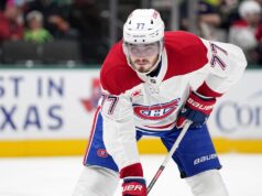 Kirby Dach, dos Canadiens, ficará fora de duas a quatro semanas devido a uma lesão na parte superior do corpo