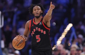 Raptors recuperam Immanuel Quickley contra Warmth