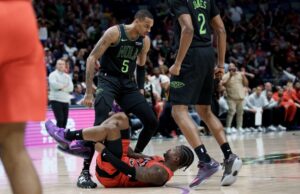 O técnico do Raptors, Rajakovic, critica a equipe pela resposta ao incidente com o Pelicans