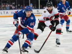 Rangers sofreu nove arremessos na derrota para Senators