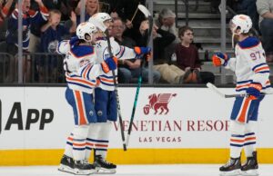 Bouchard dos Oilers marca vencedor do OT contra Golden Knights
