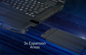 Os novos laptops robustos Toughbook 56 da Panasonic vêm com duas baterias hot-swap