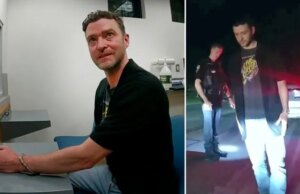 Justin Timberlake não consegue andar direito em imagens de prisão por dirigir alcoolizado que seus advogados lutaram para enterrar